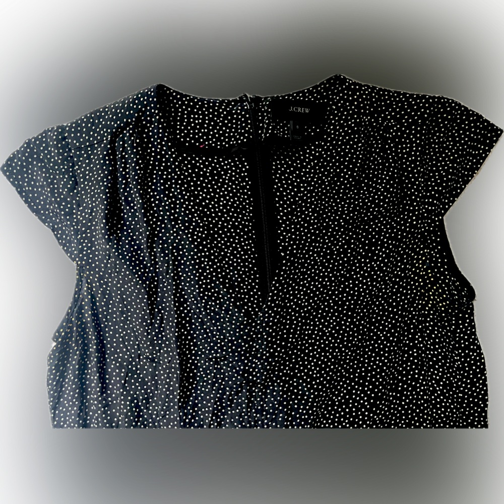 J. Crew Silk Polka Dot Jumpsuit - Women’s 6